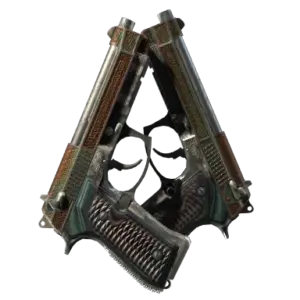 StatTrak™ Dual Berettas | Tread (Battle-Scarred)