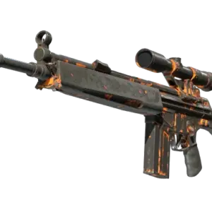 StatTrak™ G3SG1 | Orange Crash (Battle-Scarred)