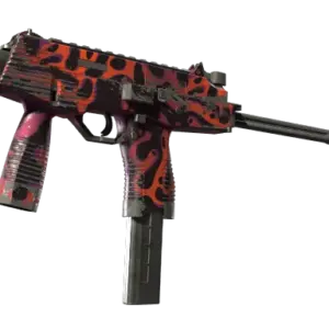StatTrak™ MP9 | Ruby Poison Dart (Well-Worn)