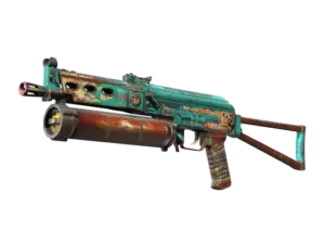 StatTrak™ PP-Bizon | Embargo (Well-Worn)