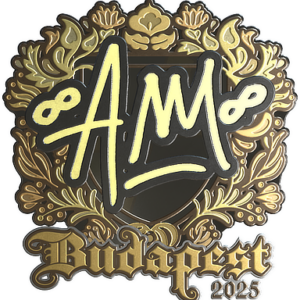 Sticker | AW (Gold) | Budapest 2025
