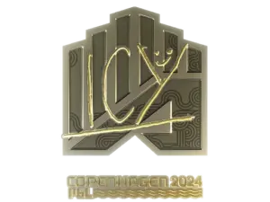 Sticker | ICY (Gold) | Copenhagen 2024
