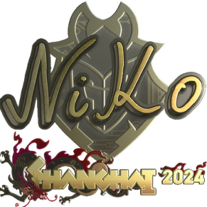 Sticker | NiKo (Gold) | Shanghai 2024