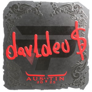 Sticker | dav1deuS (Foil) | Austin 2025
