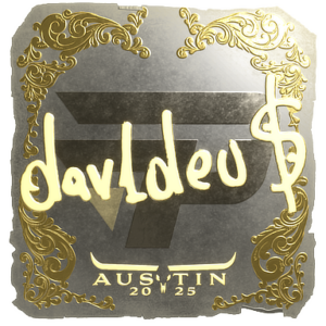 Sticker | dav1deuS (Gold) | Austin 2025