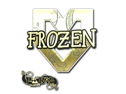Sticker | frozen (Gold) | Paris 2023