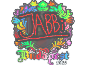 Sticker | jabbi (Holo) | Budapest 2025