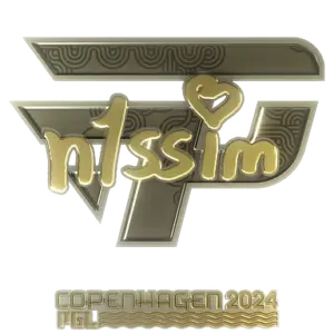 Sticker | n1ssim (Gold) | Copenhagen 2024