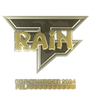 Sticker | rain (Gold) | Copenhagen 2024