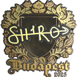 Sticker | sh1ro (Gold) | Budapest 2025
