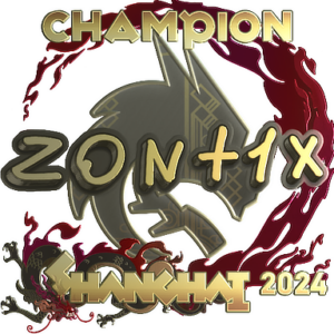 Sticker | zont1x (Gold, Champion) | Shanghai 2024