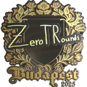 Sticker | ztr (Gold) | Budapest 2025
