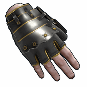 Black Gold Roadsign Gloves