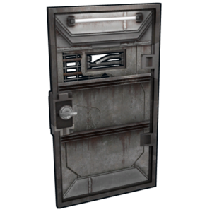 Brutalist Armored Door