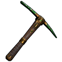 Emerald Relic Pick Axe