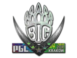 Sticker | BIG (Holo) | Krakow 2017