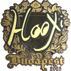 Sticker | HooXi (Gold) | Budapest 2025