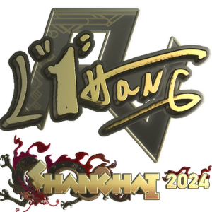 Sticker | L1haNg (Gold) | Shanghai 2024