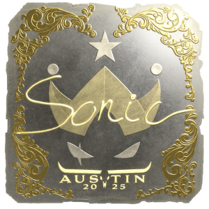 Sticker | Sonic (Gold) | Austin 2025