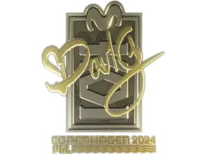 Sticker | dav1g (Gold) | Copenhagen 2024