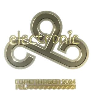 Sticker | electronic (Gold) | Copenhagen 2024