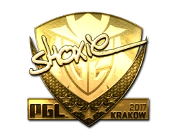 Sticker | shox (Gold) | Krakow 2017