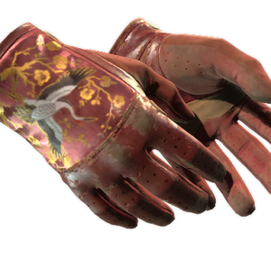 ★ Driver Gloves | Brocade Crane (Battle-Scarred)