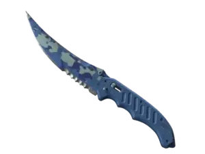 ★ StatTrak™ Flip Knife | Bright Water (Well-Worn)