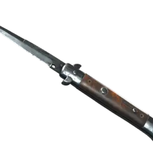 ★ StatTrak™ Stiletto Knife | Damascus Steel (Well-Worn)