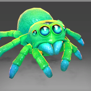 Inscribed Lycosidae's Spiderling