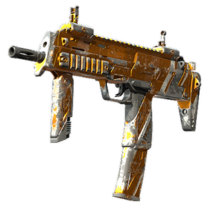 MP7 | Amberline (Battle-Scarred)