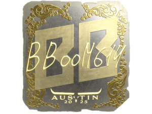 Sticker | Boombl4 (Gold) | Austin 2025