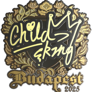 Sticker | ChildKing (Gold) | Budapest 2025