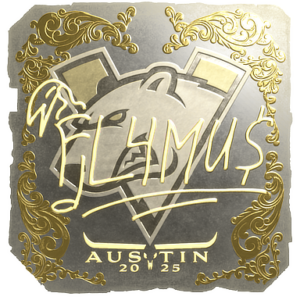 Sticker | FL4MUS (Gold) | Austin 2025