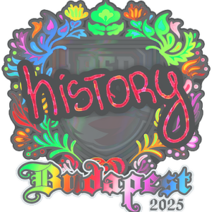 Sticker | History (Holo) | Budapest 2025