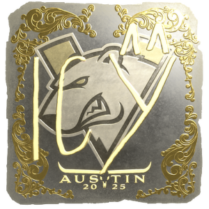 Sticker | ICY (Gold) | Austin 2025