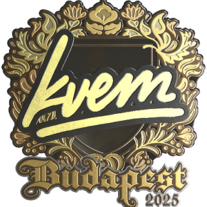 Sticker | Kvem (Gold) | Budapest 2025