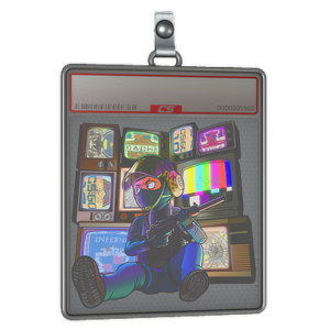 Sticker Slab | TV Installation (Lenticular)