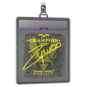 Sticker Slab | ZywOo (Foil, Champion) | Austin 2025