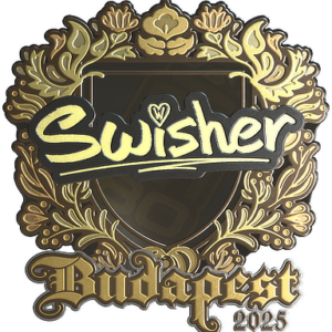 Sticker | Swisher (Gold) | Budapest 2025