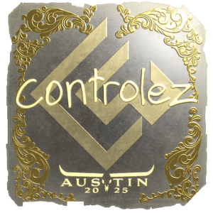 Sticker | controlez (Gold) | Austin 2025