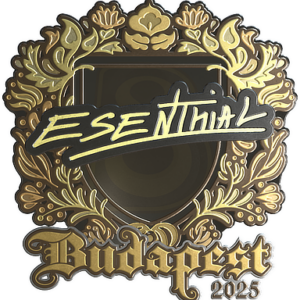 Sticker | esenthial (Gold) | Budapest 2025