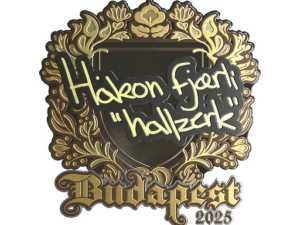 Sticker | hallzerk (Gold) | Budapest 2025