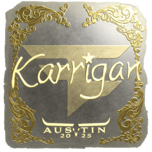 Sticker | karrigan (Gold) | Austin 2025