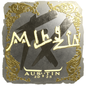 Sticker | mlhzin (Gold) | Austin 2025