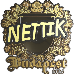 Sticker | nettik (Gold) | Budapest 2025