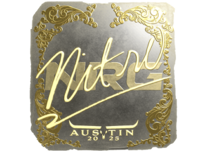 Sticker | nitr0 (Gold) | Austin 2025