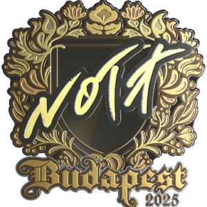 Sticker | nota (Gold) | Budapest 2025