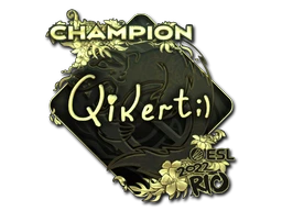 Sticker | qikert (Gold, Champion) | Rio 2022