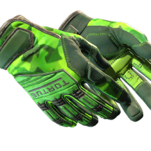 ★ Specialist Gloves | Lime Polycam (Well-Worn)